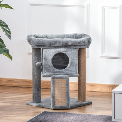 Indoor cat furniture: Pawhut cat tower setup