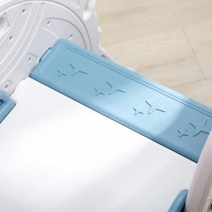 AIYAPLAY Space-Themed Baby Slide, Indoor Freestanding Kids Slide, for Ages 1.5-3 Years