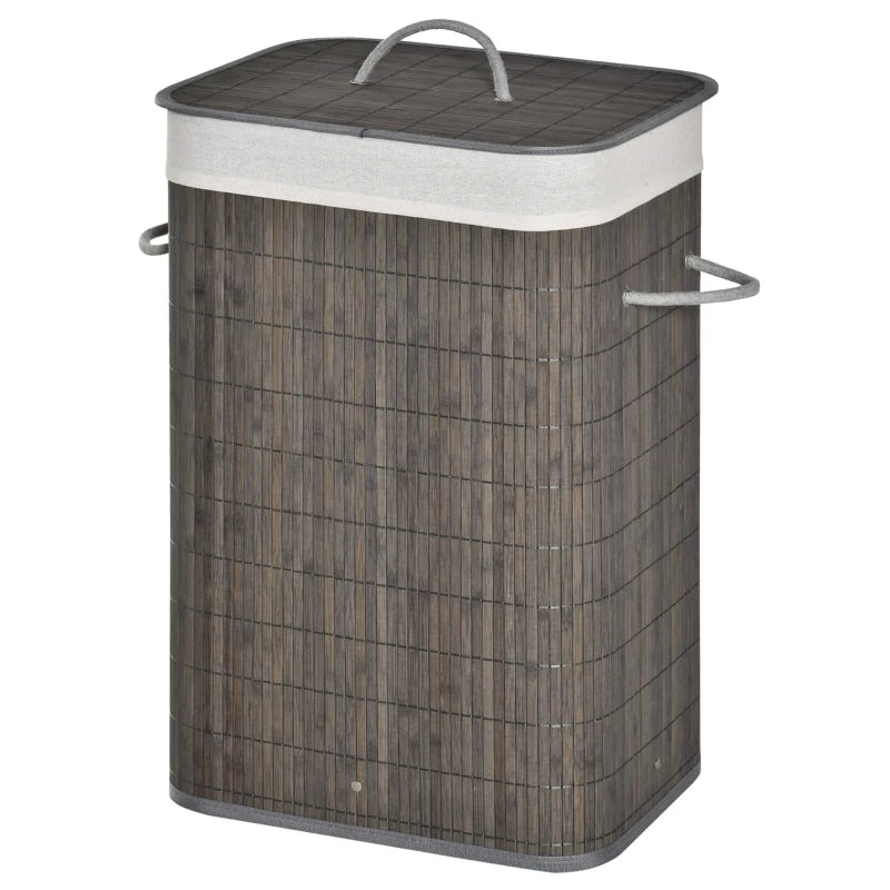 Laundry bin with lid for organized laundry