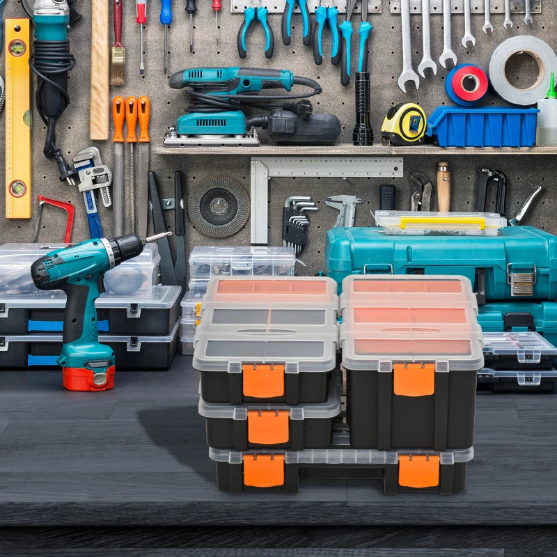 Locking lids for secure DIY tool storage