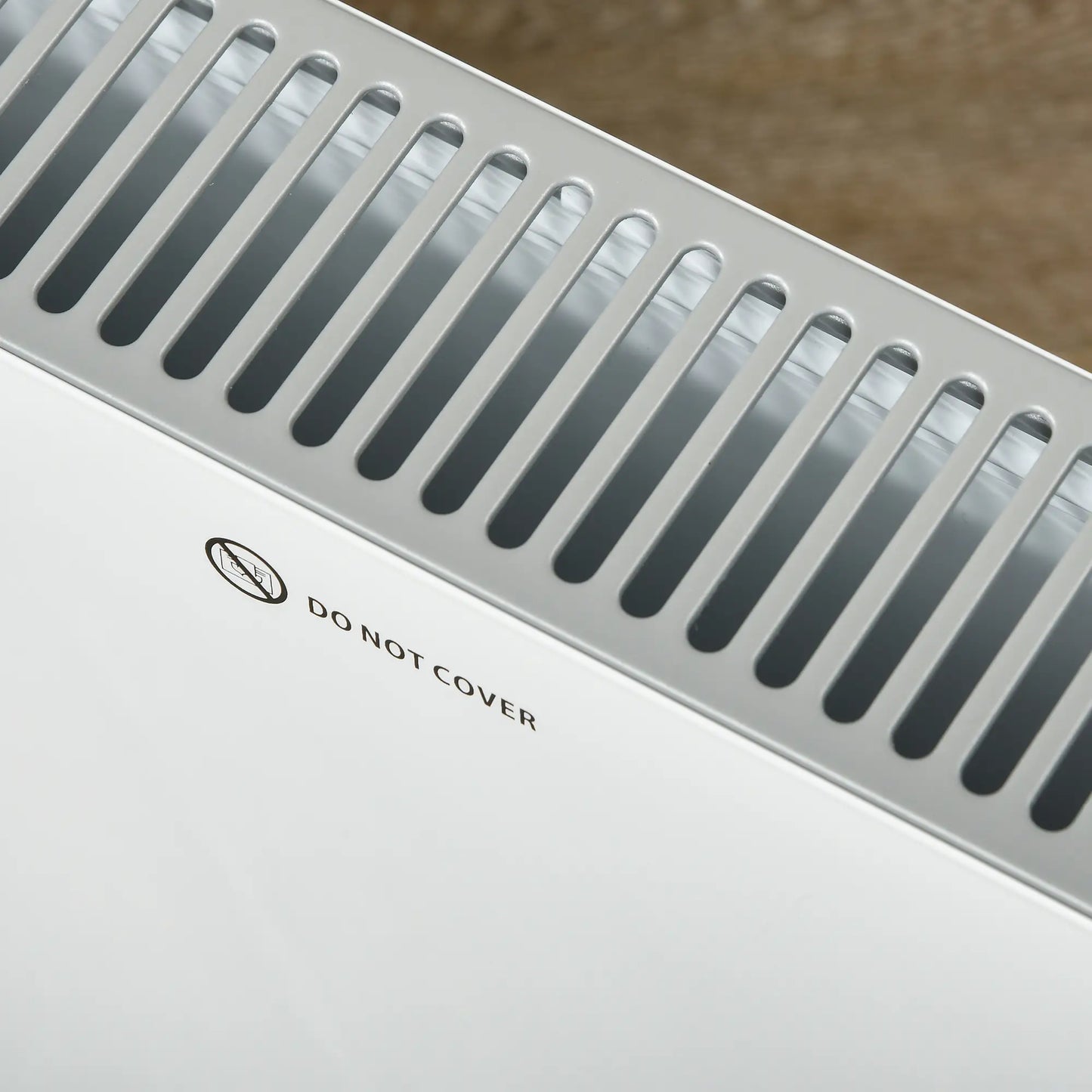 HOMCOM 2000W Electric Convector Heater, Freestanding Space Heater with 3 Heat Settings, Adjustable Thermostat, White