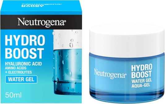 Neutrogena Hydro Boost Water Gel, Oil-Free Face Cream, Face Care with 72 Hour Hydration for Acne-Prone & Sensitive Skin 50ml