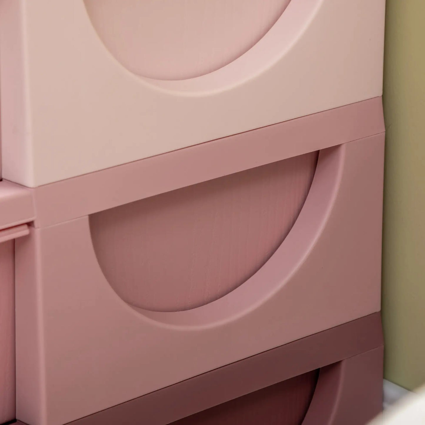 HOMCOM Kids Storage Organiser Unit, with Six Compartments Drawers - Pink