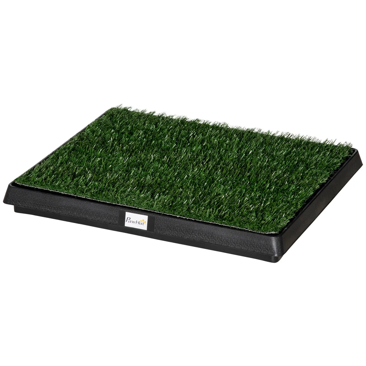 PawHut Indoor Pet Dog Toilet Mat Potty Tray Training Grass Restroom with Tray and Loo Pad