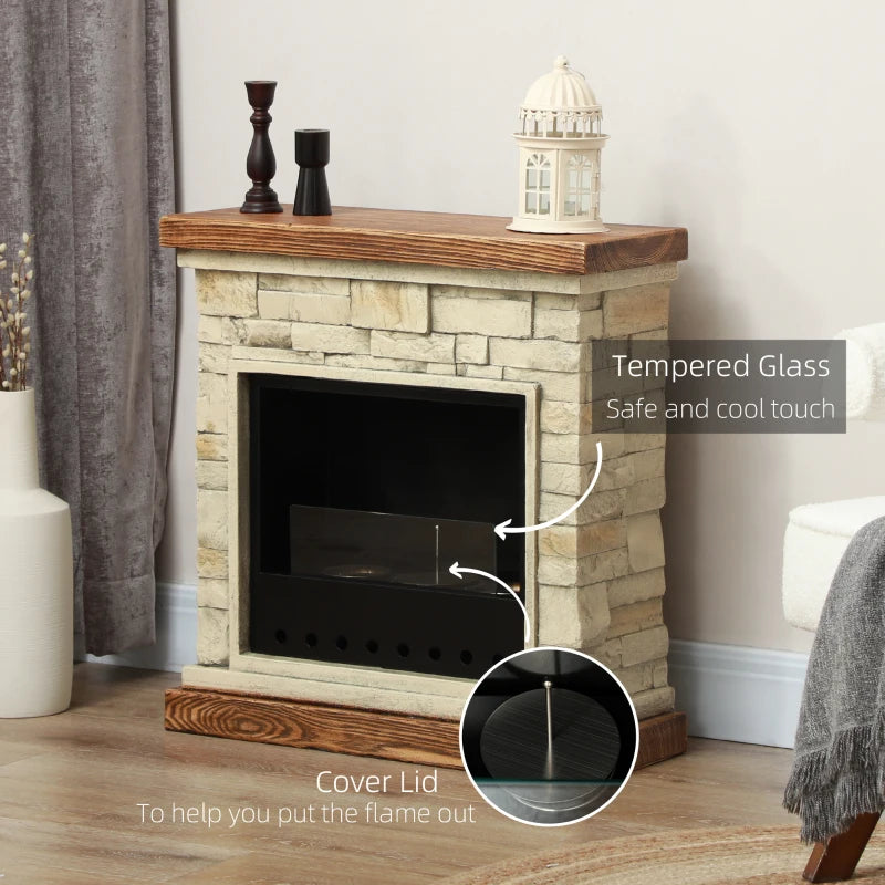 Outdoor fire heater for patios and decks