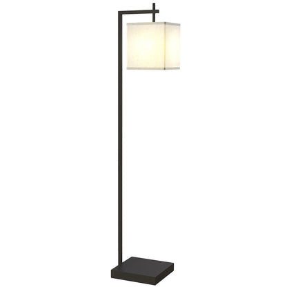 HOMCOM 66" Modern Tall Standing Floor Lamp with Adjustable Colour Temperatures & 10 Brightness Levels, Remote Control