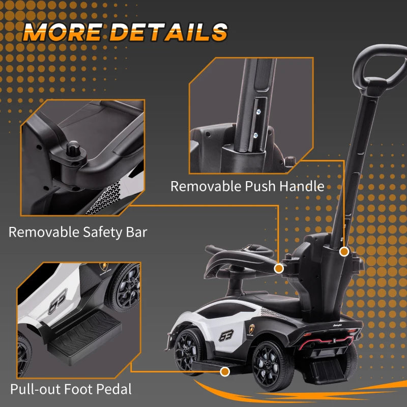 Parent Handle Push Car with Sliding Mechanism
