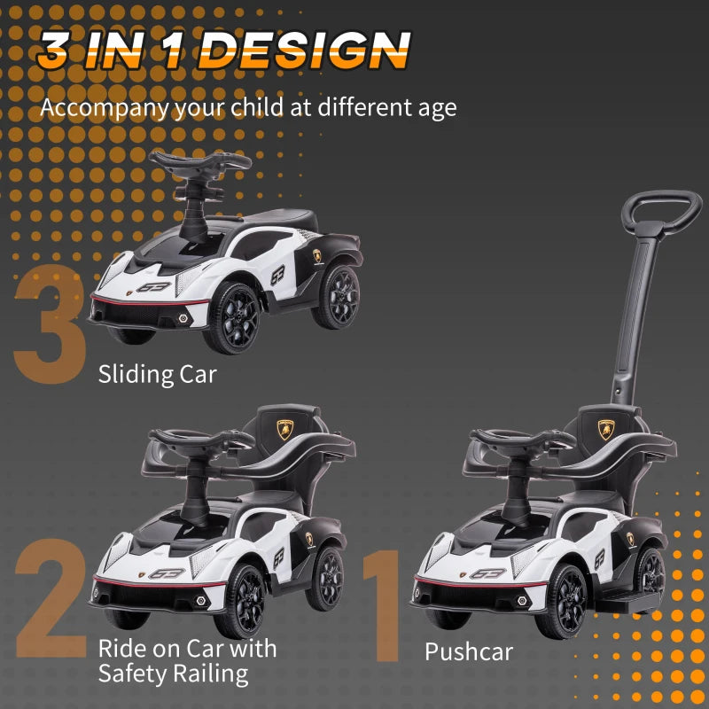 Parent Handle Sliding Car for Easy Toddler Ride
