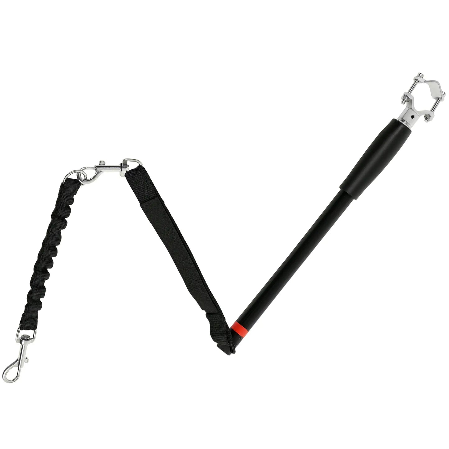 PawHut Dog Lead for Bicycle, Dog Leash for Cycling, Training, Jogging, Black