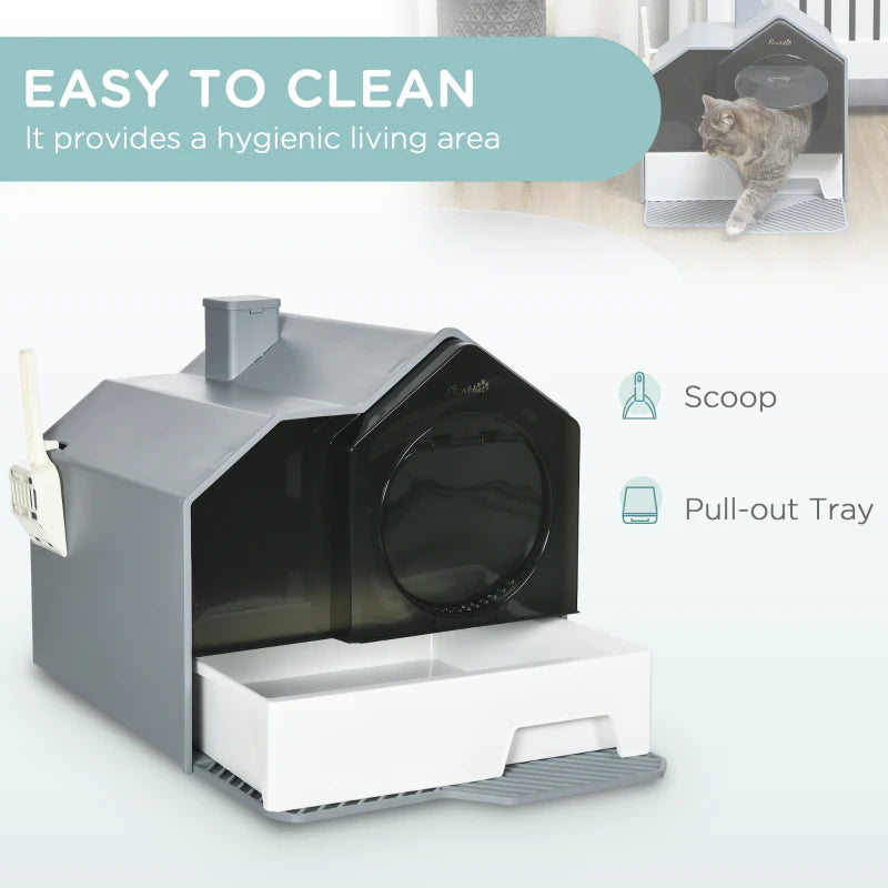 PawHut cat litter box fits any home decor