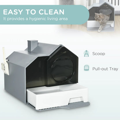 PawHut cat litter box fits any home decor