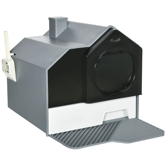 PawHut cat litter box for convenient cleaning