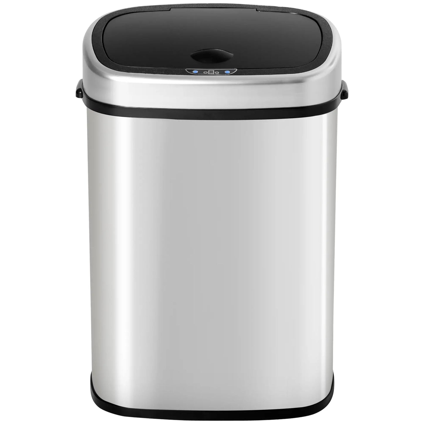 HOMCOM Stainless Steel Kitchen Sensor Dustbin Automatic Touchless Rubbish Garbage Waste Bin 58L, Silver
