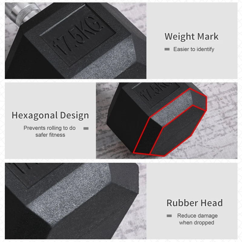 Rogue rubber hex dumbbells for serious lifting