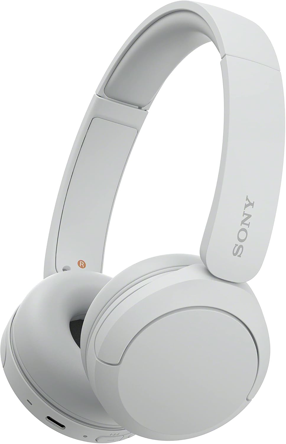 Sony WH-CH520 Wireless Bluetooth On-Ear Headphones, Lightweight, Up to 50hr Battery, iOS & Android - White