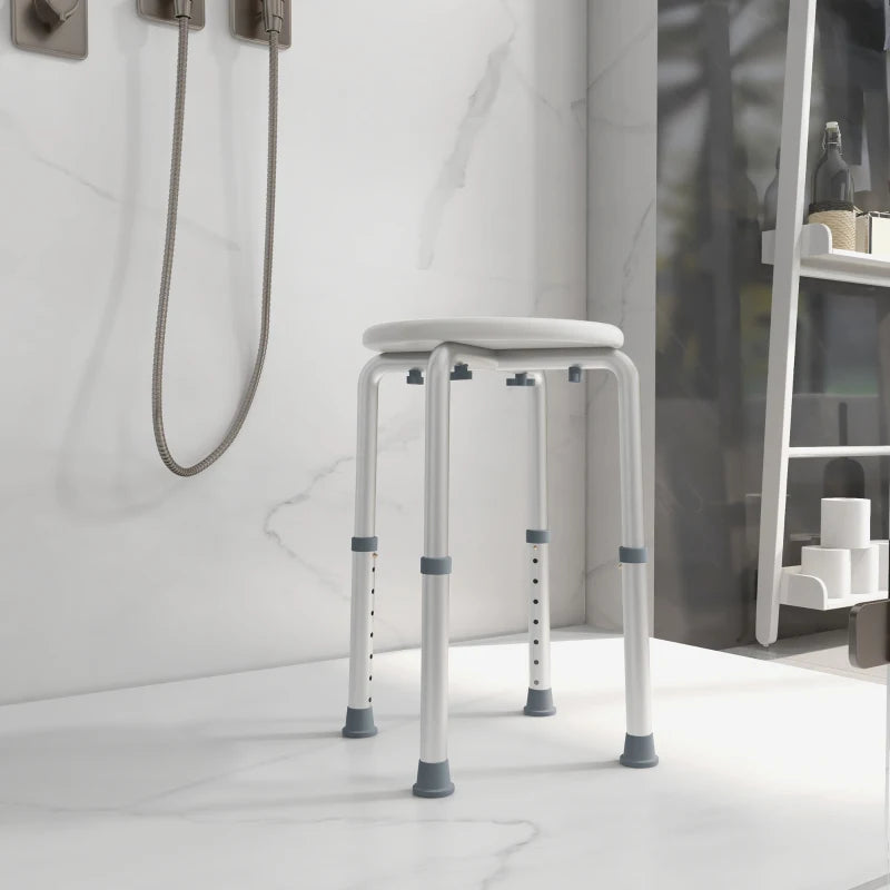 Sturdy shower chair stool for disabled users