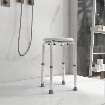 Sturdy shower chair stool for disabled users