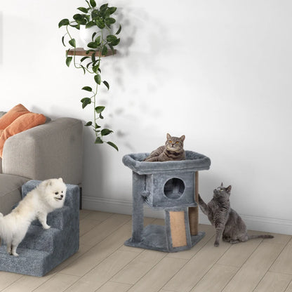 Stylish Pawhut cat tree for indoor playtime