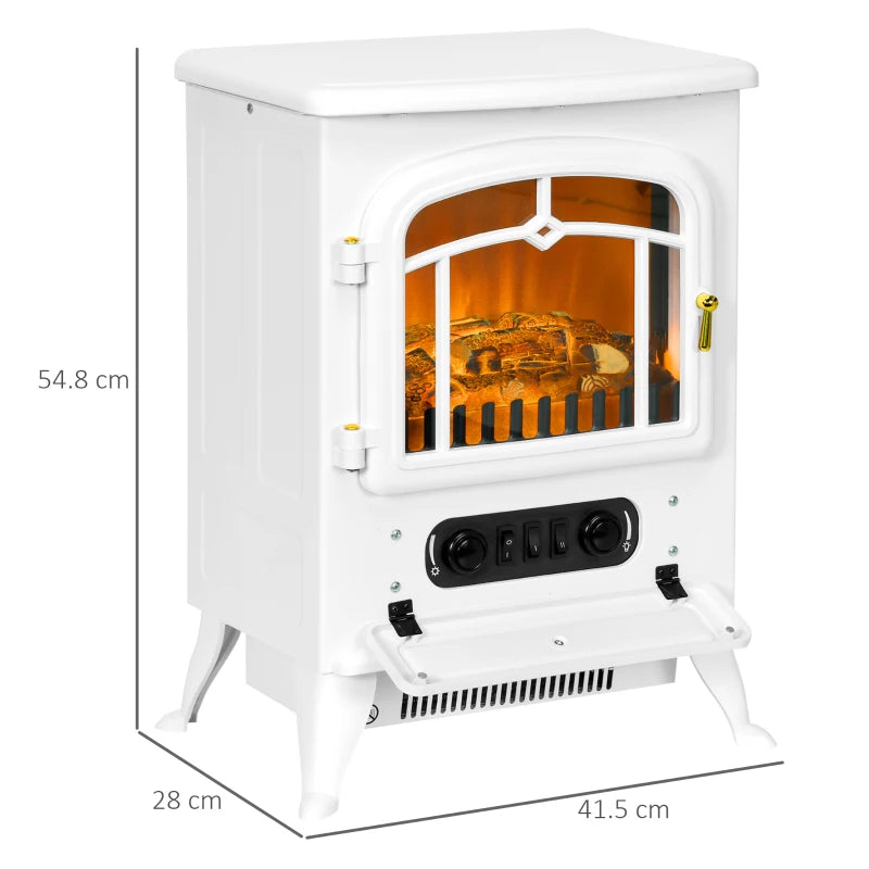 Stylish electric fire stove freestanding design

