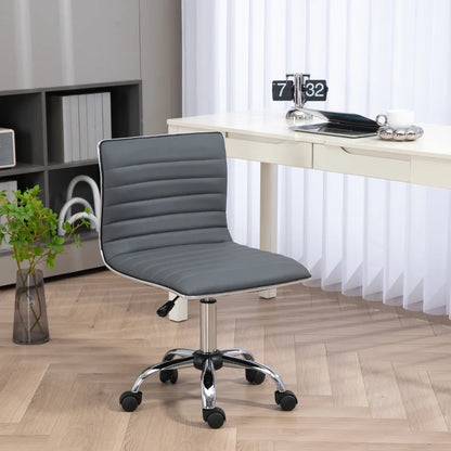 Swivel Office Chair Armless Mid-Back