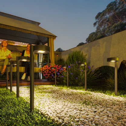 Outsunny Solar Lights Outdoor Garden Stake 8 Pack Pathway Lighting with Auto On/Off LED, IP44 Waterproof, Plastic