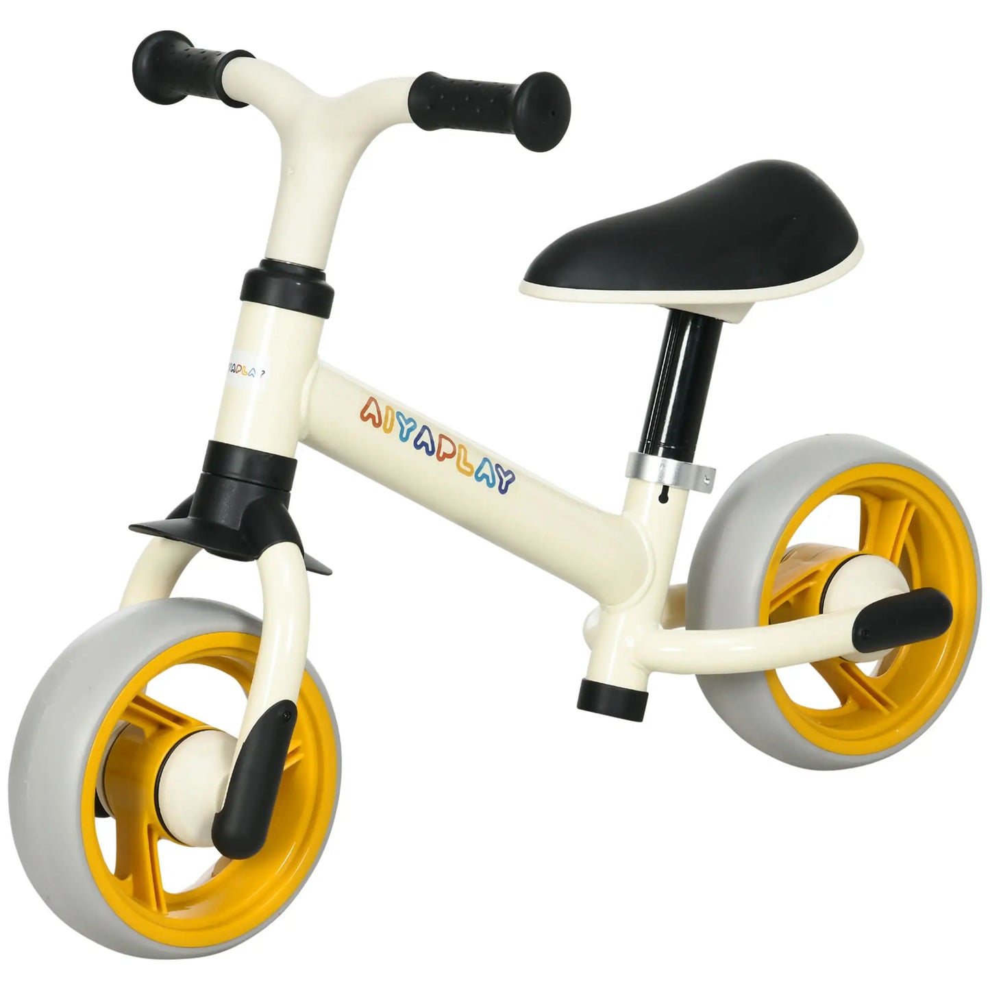 AIYAPLAY 8" Balance Bike, Lightweight Training Bike for Children with Adjustable Seat, EVA Wheels