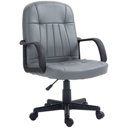 HOMCOM Swivel Executive Office Chair PU Leather Computer Desk Chair Office Furniture Gaming Seater