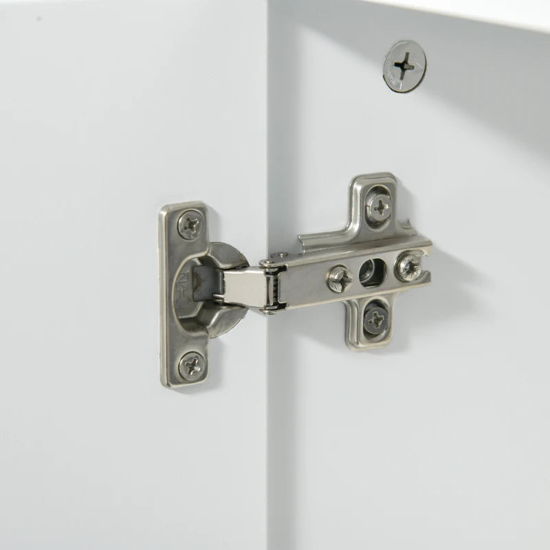 Water-resistant under-sink cabinet with handles
