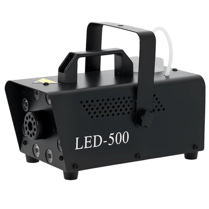 HOMCOM Smoke Fog Machine with 3 RGB LED Lights with 13 Colours and 4 Effects, 450W 2000CFM with Wired and Wireless Remote