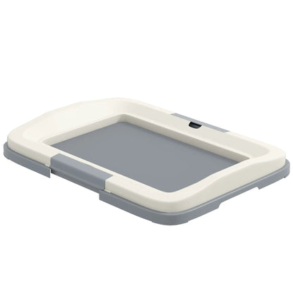 PawHut Dog Toilet Tray for Training Dogs, Dog Litter Tray for Indoor, Outdoor, 47 x 34 x 6cm