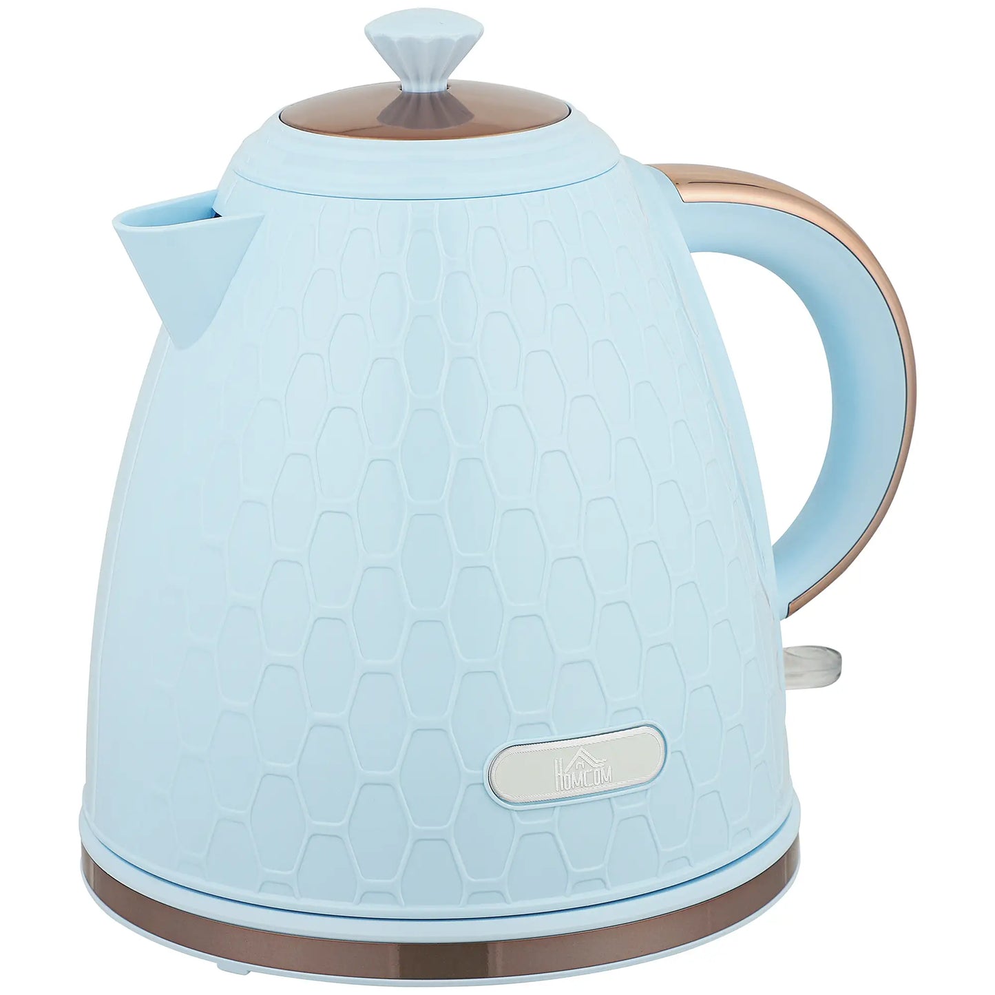 HOMCOM 3kW Rapid Water Boil Honeycomb Kettle - Light Blue