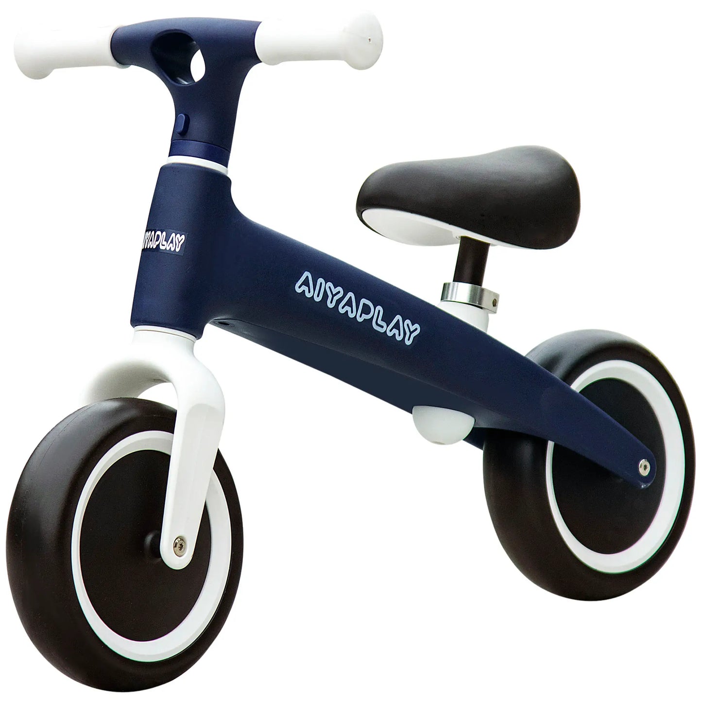 AIYAPLAY Ride-On Baby Balance Bike, with Adjustable Seat, for 1.5-3 Years - Blue