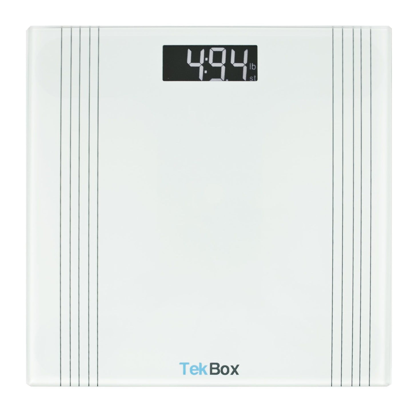 Digital Tempered Glass Bathroom Scales Easy To Read Digital Display Max Weight Capacity 180kg