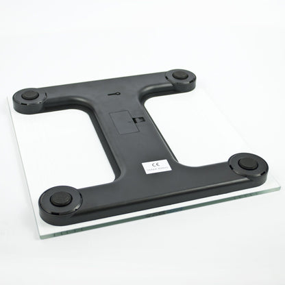 Digital Tempered Glass Bathroom Scales Easy To Read Digital Display Max Weight Capacity 180kg