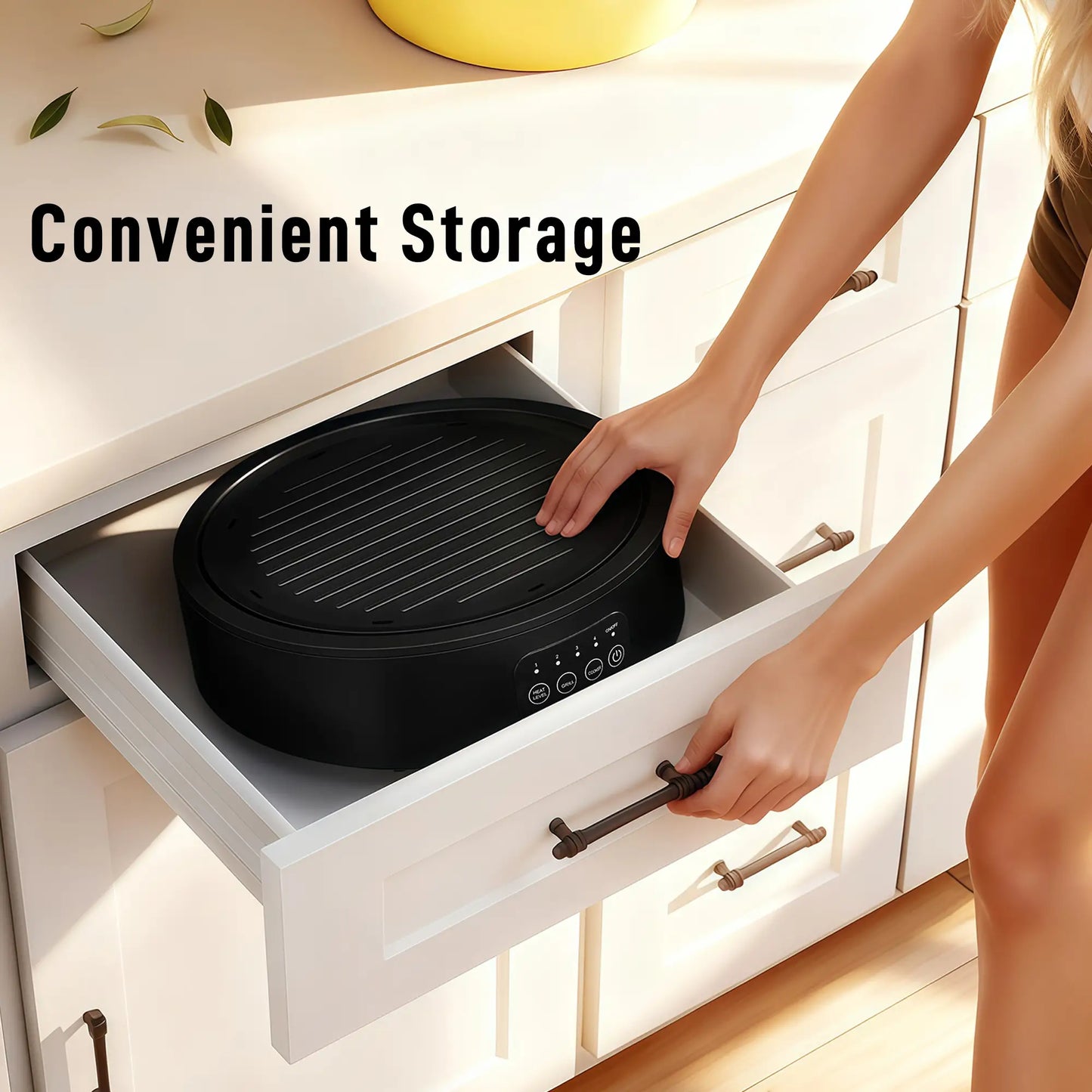 HOMCOM Electric Ceramic Hob with Grill Plate, Multifunctional with 4 Heat Levels for All Type Pot