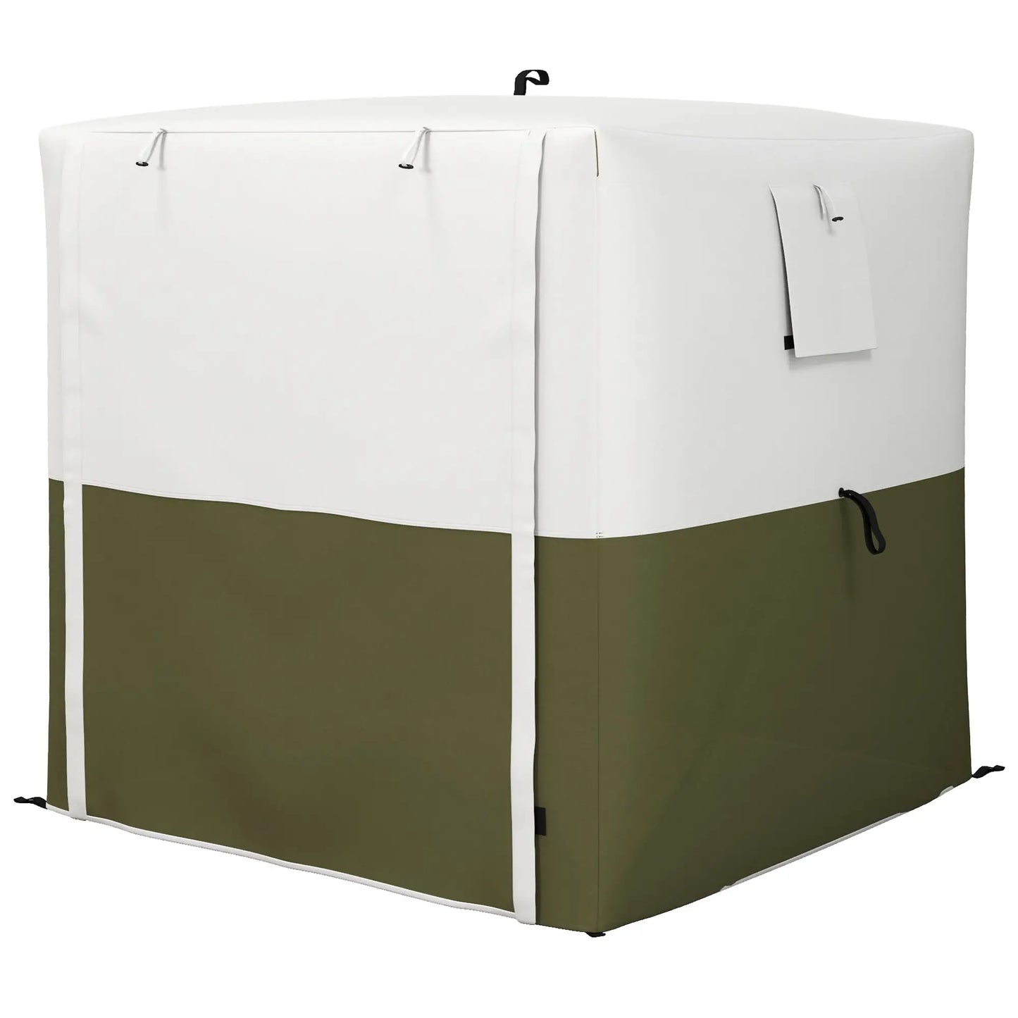 Outsunny 2 x 2m Pop-Up Gazebo, with Accessories for Garden & Outdoor - Green, White