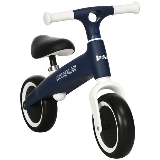 AIYAPLAY Ride-On Baby Balance Bike, with Adjustable Seat, for 1.5-3 Years - Blue