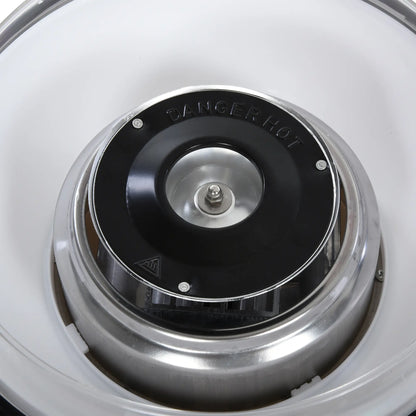 HOMCOM Candy Floss Machine, Automatic Cotton Candy Sweet Machine with Candyfloss Sticks, Non-Slip Base, White