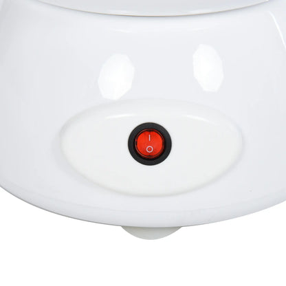 HOMCOM Candy Floss Machine, Automatic Cotton Candy Sweet Machine with Candyfloss Sticks, Non-Slip Base, White