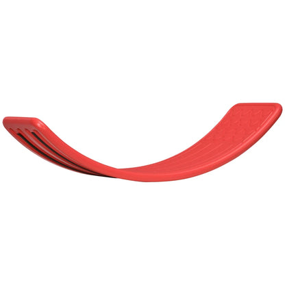 ZONEKIZ Balance Board Kids Wobble Board, Stepping Stone, Montessori Toy for Children, Nursery Toy, for Ages 3-6 Years - Red
