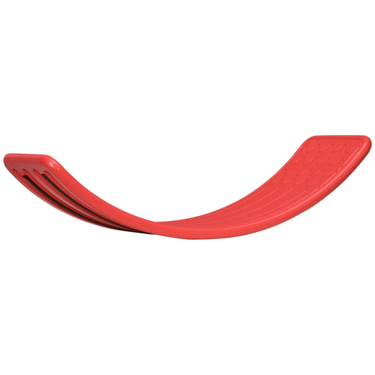 ZONEKIZ Balance Board Kids Wobble Board, Stepping Stone, Montessori Toy for Children, Nursery Toy, for Ages 3-6 Years - Red