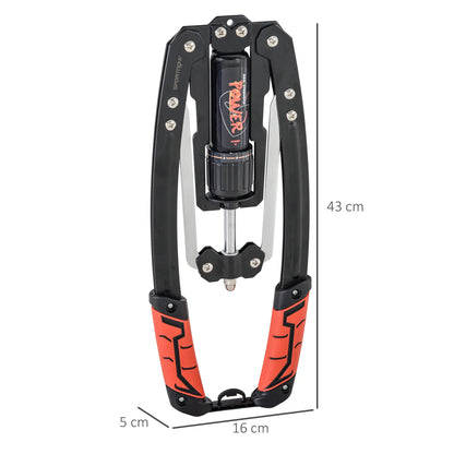 SPORTNOW Twister Arm Exerciser, Adjustable Hydraulic Power Exerciser, Home Chest Expander, Strength Training Fitness Equipment