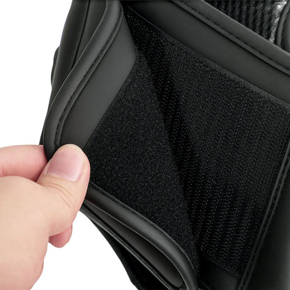 SPORTNOW Boxing Headguard w/ Adjustable Strap for Sparring, Kickboxing, MMA, Blue/Black