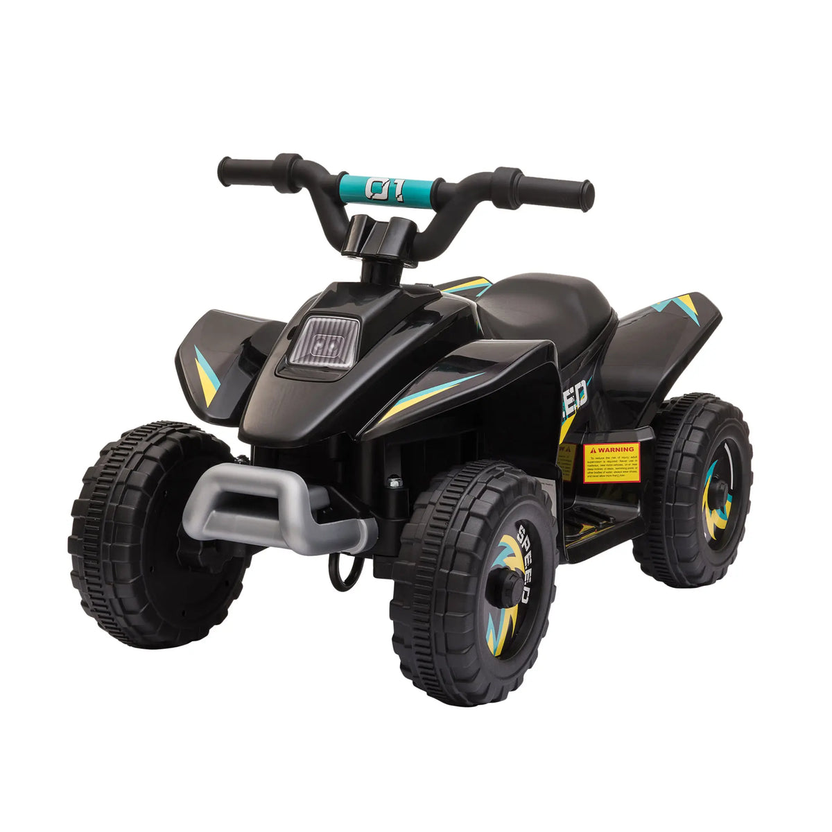 HOMCOM 6V Kids Electric Ride on Car Forward Reverse Functions for Toddlers Aged 18-36 Months, Black