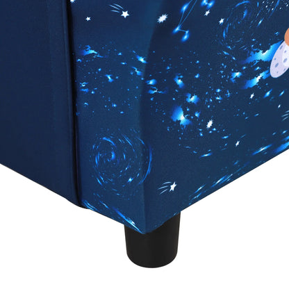 HOMCOM Child Armchair Kids Mini Sofa Chair with Armrest, Blue