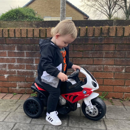 HOMCOM Electric Motorbike for Kids Ride On BMW Motorbike w/ Headlights and Music, 6V - Red