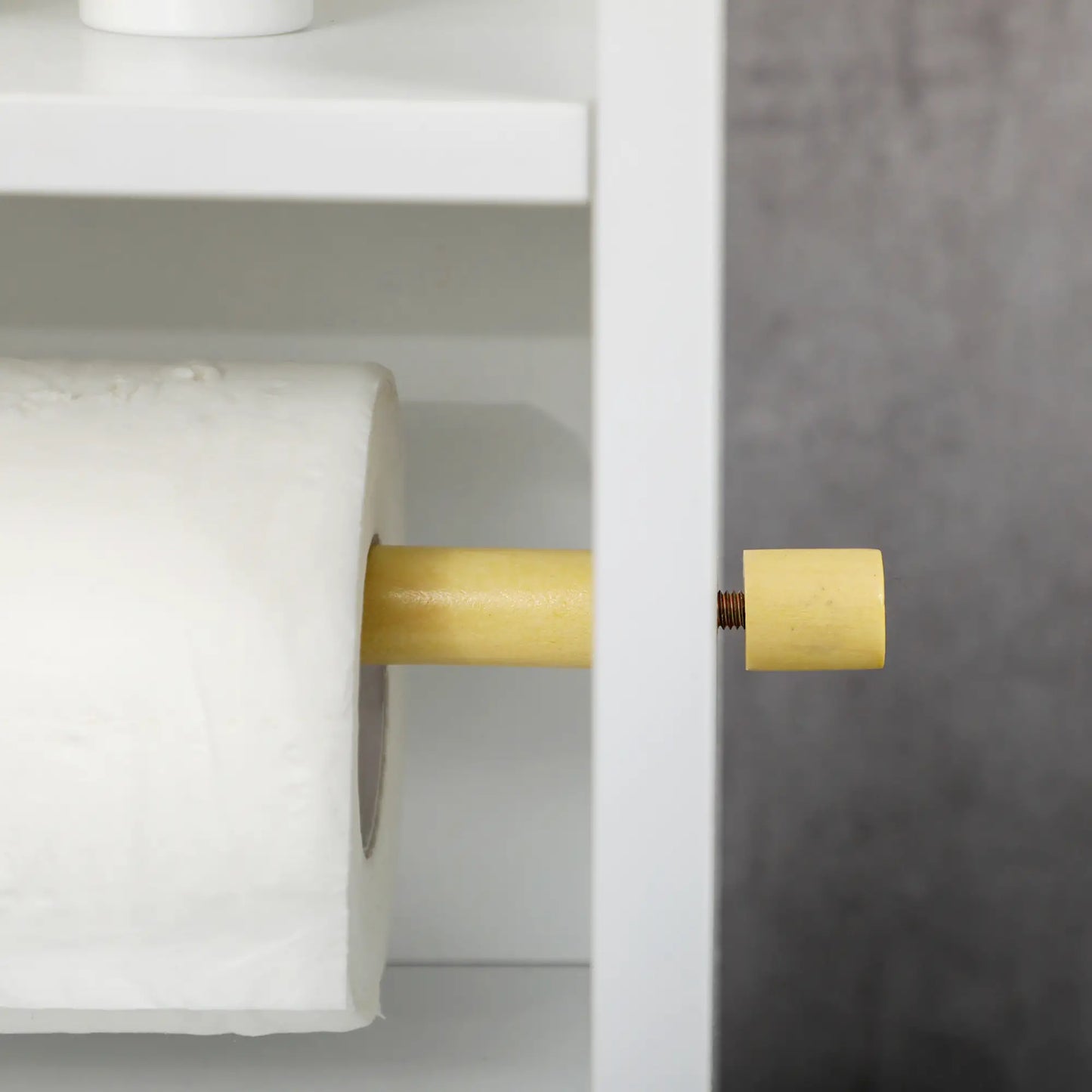 kleankin Multi-Storage Narrow Bathroom Cabinet - White