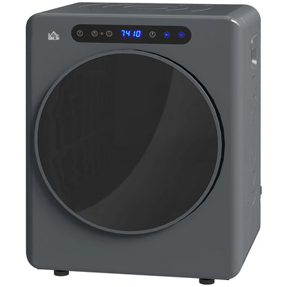 HOMCOM 4kg Laundry Compact 40-60℃ Vented Tumble Dryer - Grey