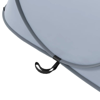 Outsunny Two-Man Pop-Up Dome Camping Tent, with Accessories, Water-Resistant - Grey