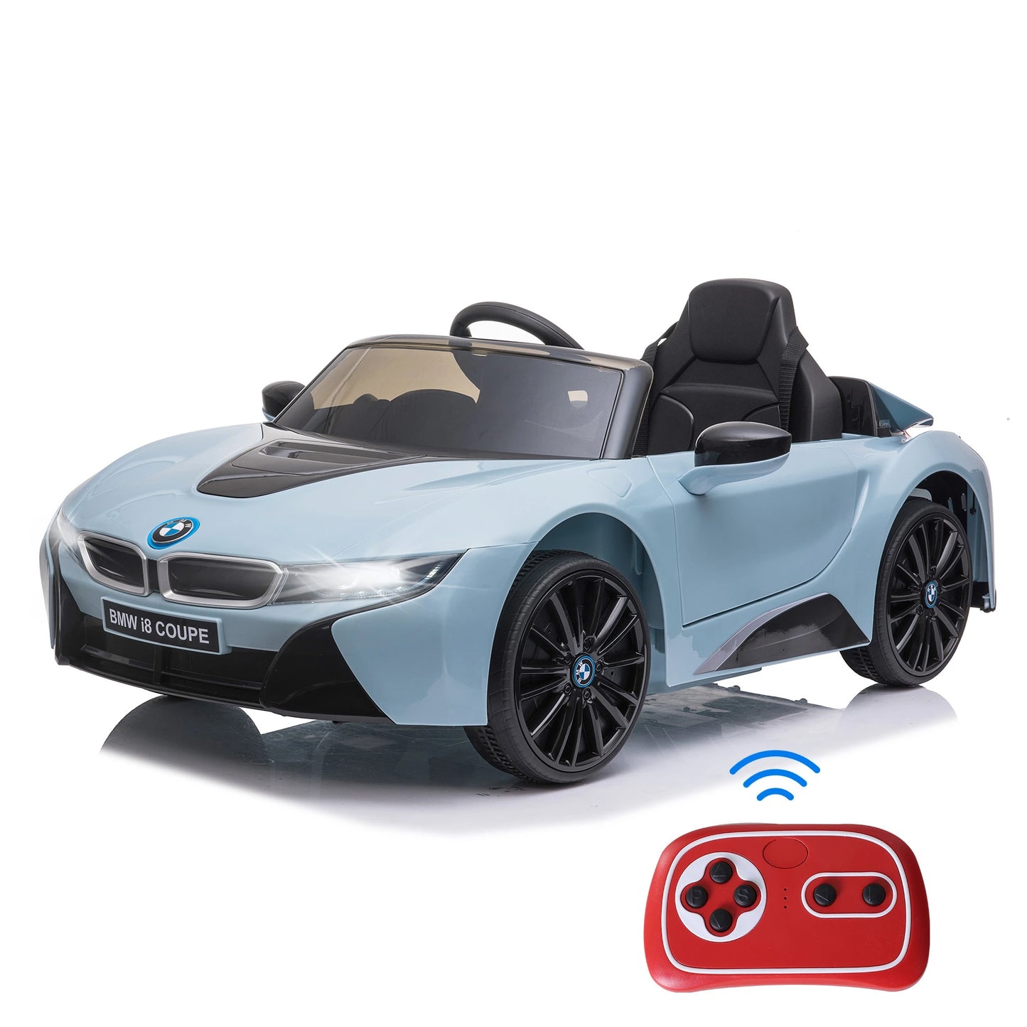 HOMCOM Kids 6V Battery PP Licensed BMW Ride On Car, Electric Blue